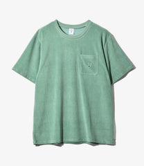 S/S Round Pocket Tee - C/Pe Pile