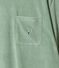 S/S Round Pocket Tee - C/Pe Pile