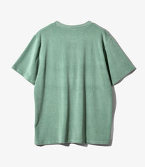 S/S Round Pocket Tee - C/Pe Pile