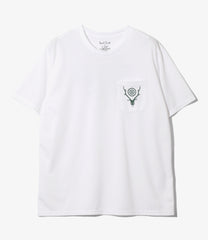 S/S Round Pocket Tee - Circle Horn