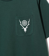 S/S Round Pocket Tee - Circle Horn