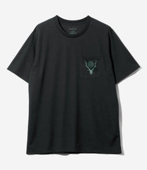 S/S Round Pocket Tee - Circle Horn