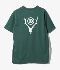 S/S Crew Neck Tee - Skull & Target