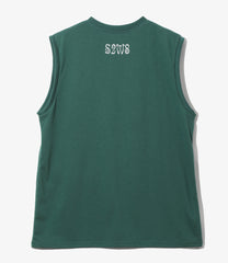 Sleeveless Crew Neck Tee - Skull & Target