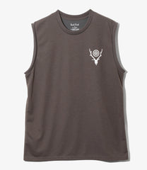 Sleeveless Crew Neck Tee - Skull & Target