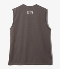 Sleeveless Crew Neck Tee - Skull & Target