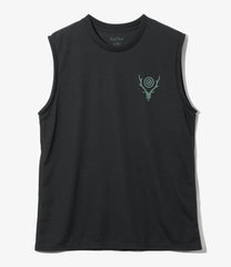 Sleeveless Crew Neck Tee - Skull & Target