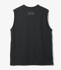 Sleeveless Crew Neck Tee - Skull & Target