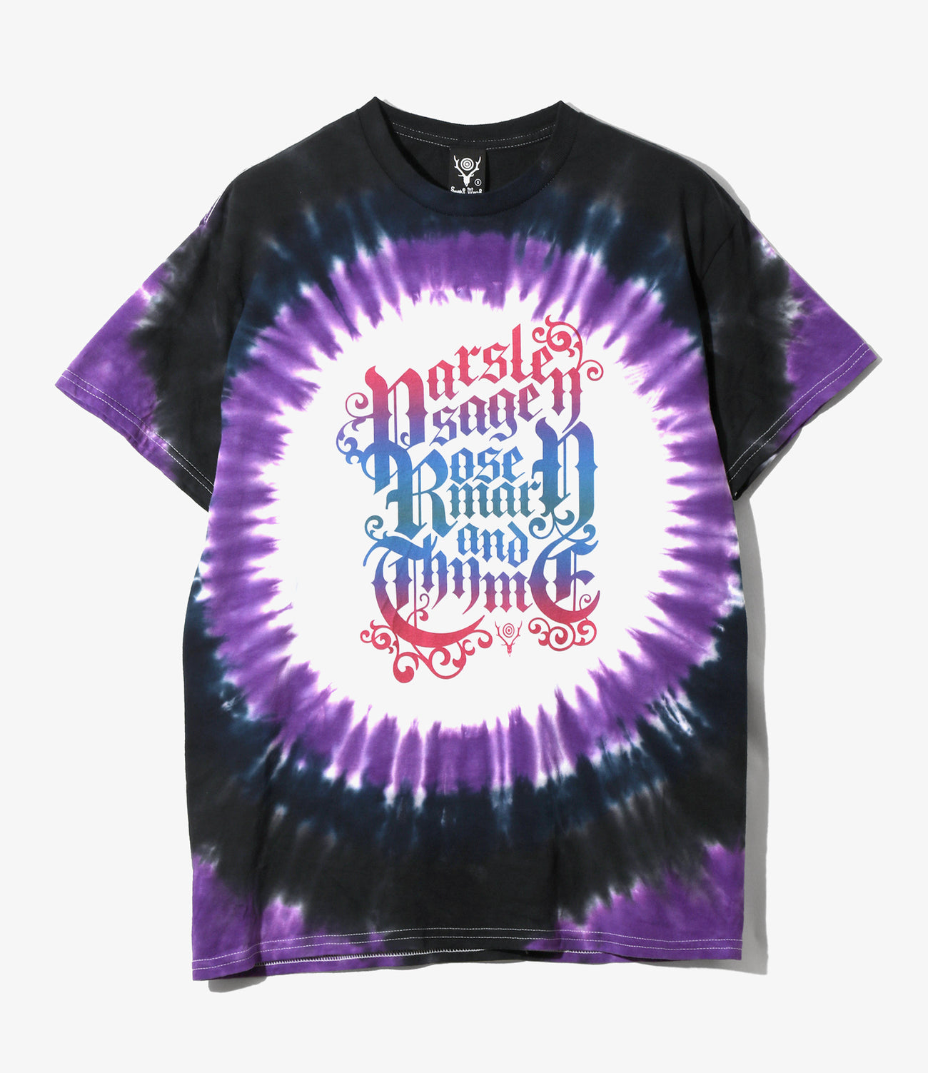 S/S Crew Neck Tee - Tie-Dye/Printed