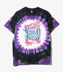 S/S Crew Neck Tee - Tie-Dye/Printed