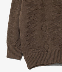 Crew Neck Sweater - Native Pattern