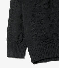 Crew Neck Sweater - Native Pattern