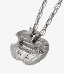 〈OTAKARA NYC〉 x 〈Munqa〉Brooch Pendant - Big Apple / 925 Silver