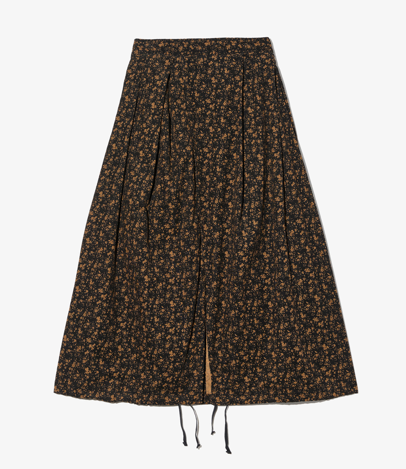 Tuck Skirt - 21W Corduroy Small Floral Print
