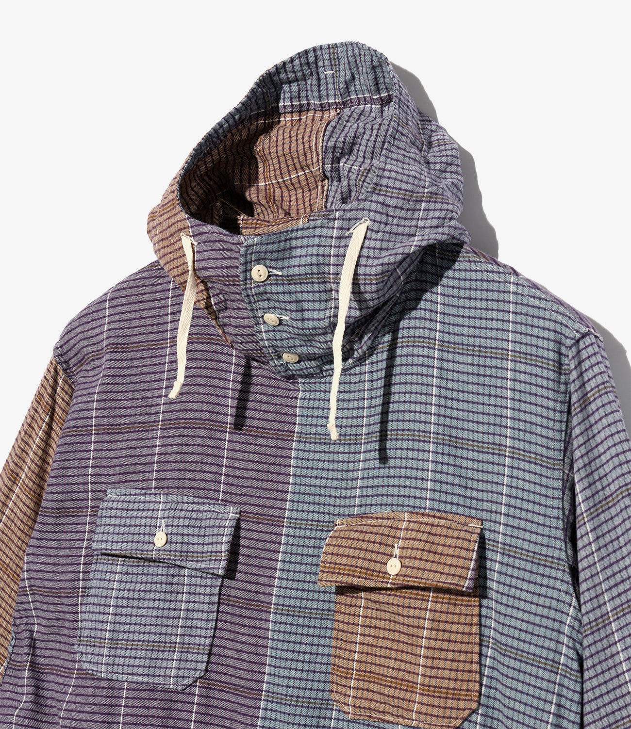 Cagoule Shirt - Multi Color Block Check