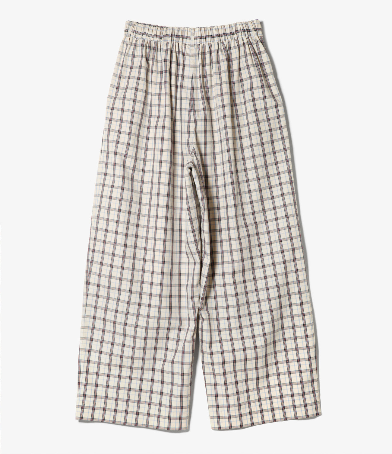 Tuck Balloon Pant - Plaid