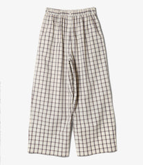 Tuck Balloon Pant - Plaid