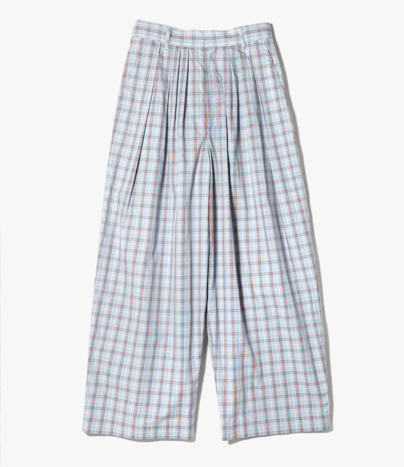 Tuck Balloon Pant - Plaid