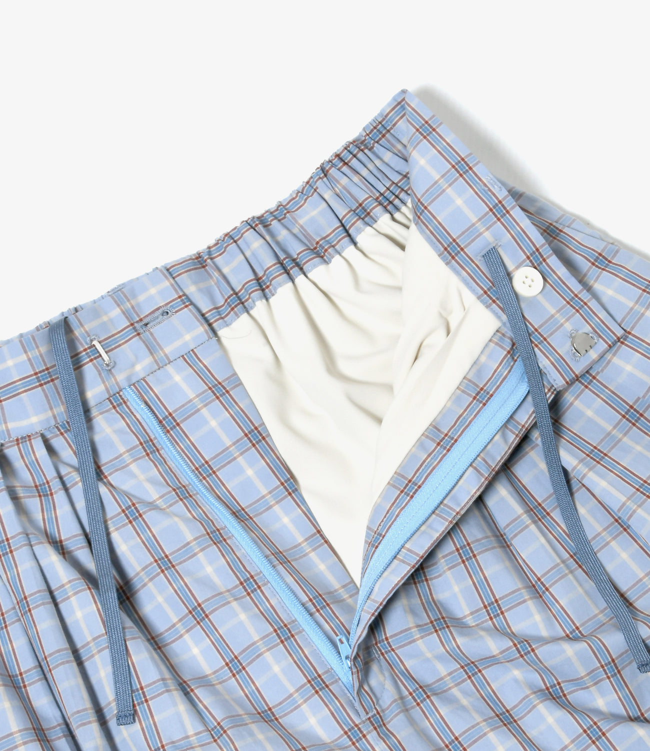 Tuck Balloon Pant - Plaid