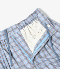 Tuck Balloon Pant - Plaid