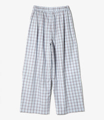 Tuck Balloon Pant - Plaid