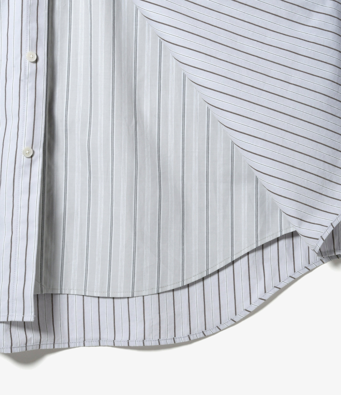 Double Layer BD Shirt Dress - Stripe