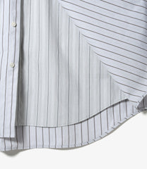 Double Layer BD Shirt Dress - Stripe