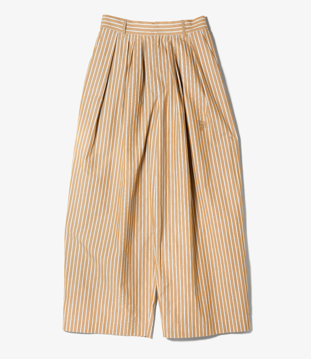 Tuck Balloon Pant - Stripe