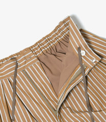 Tuck Balloon Pant - Stripe