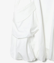 Bubble Hem  Apron Dress - Twill