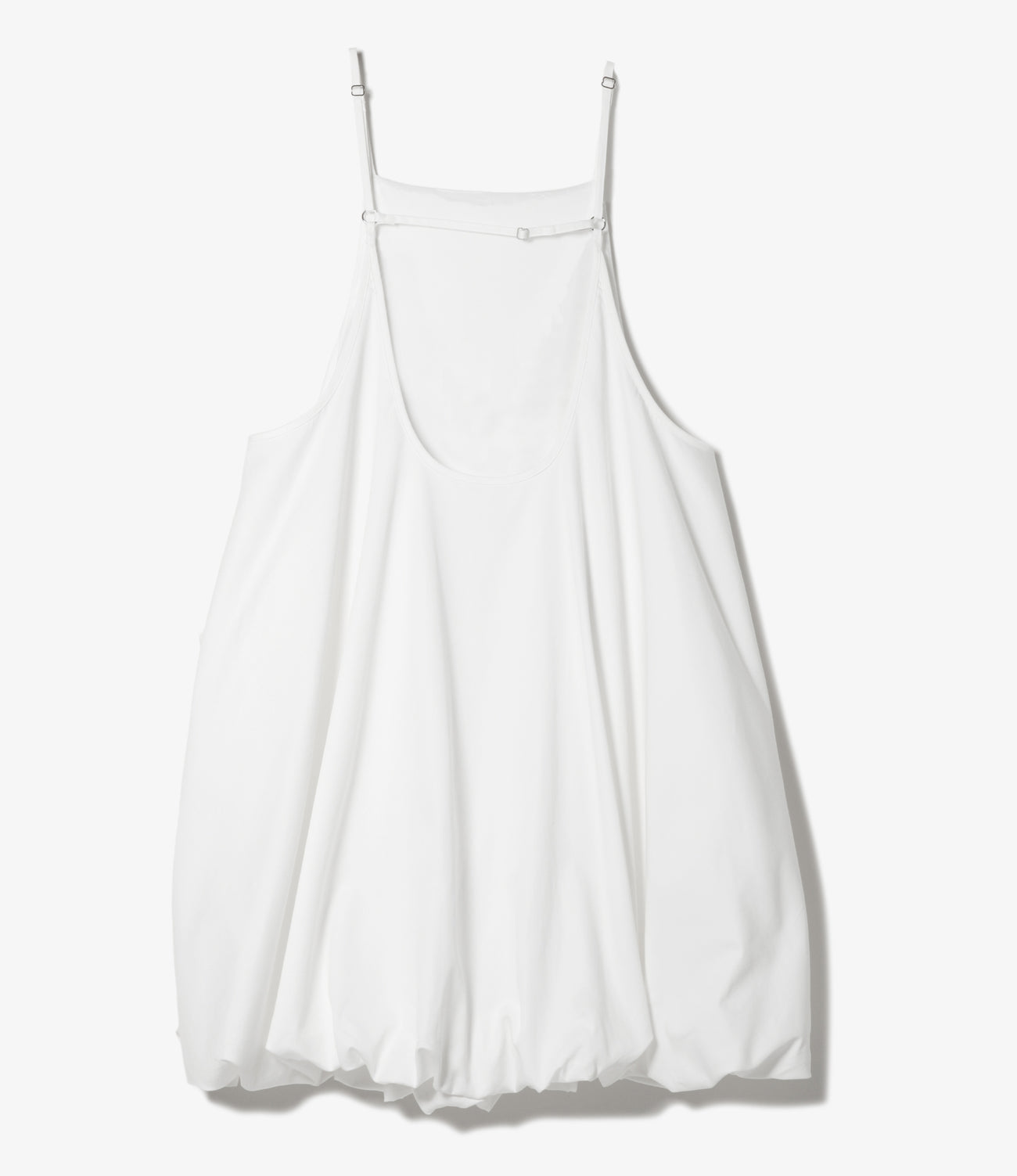 Bubble Hem  Apron Dress - Twill