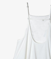 Bubble Hem  Apron Dress - Twill