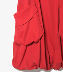Bubble Hem  Apron Dress - Twill