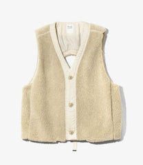 C-1 Type Vest - Sherpa Fleece