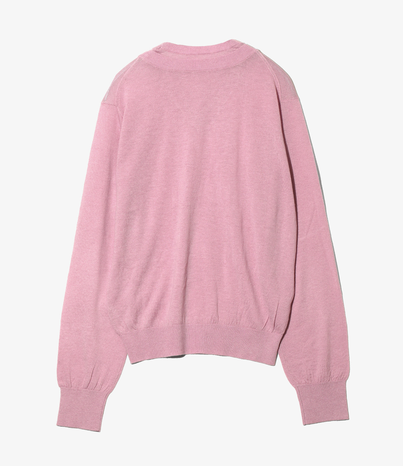 Faux-layered Sweater - Fine Gauge Knit