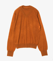 Faux-layered Sweater - Fine Gauge Knit