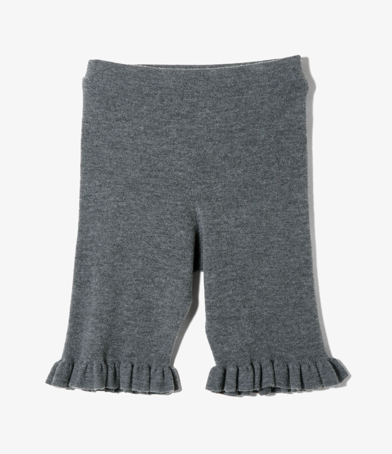 Frill Hem Knit Shortjohn - Boiled Knit