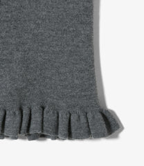 Frill Hem Knit Shortjohn - Boiled Knit