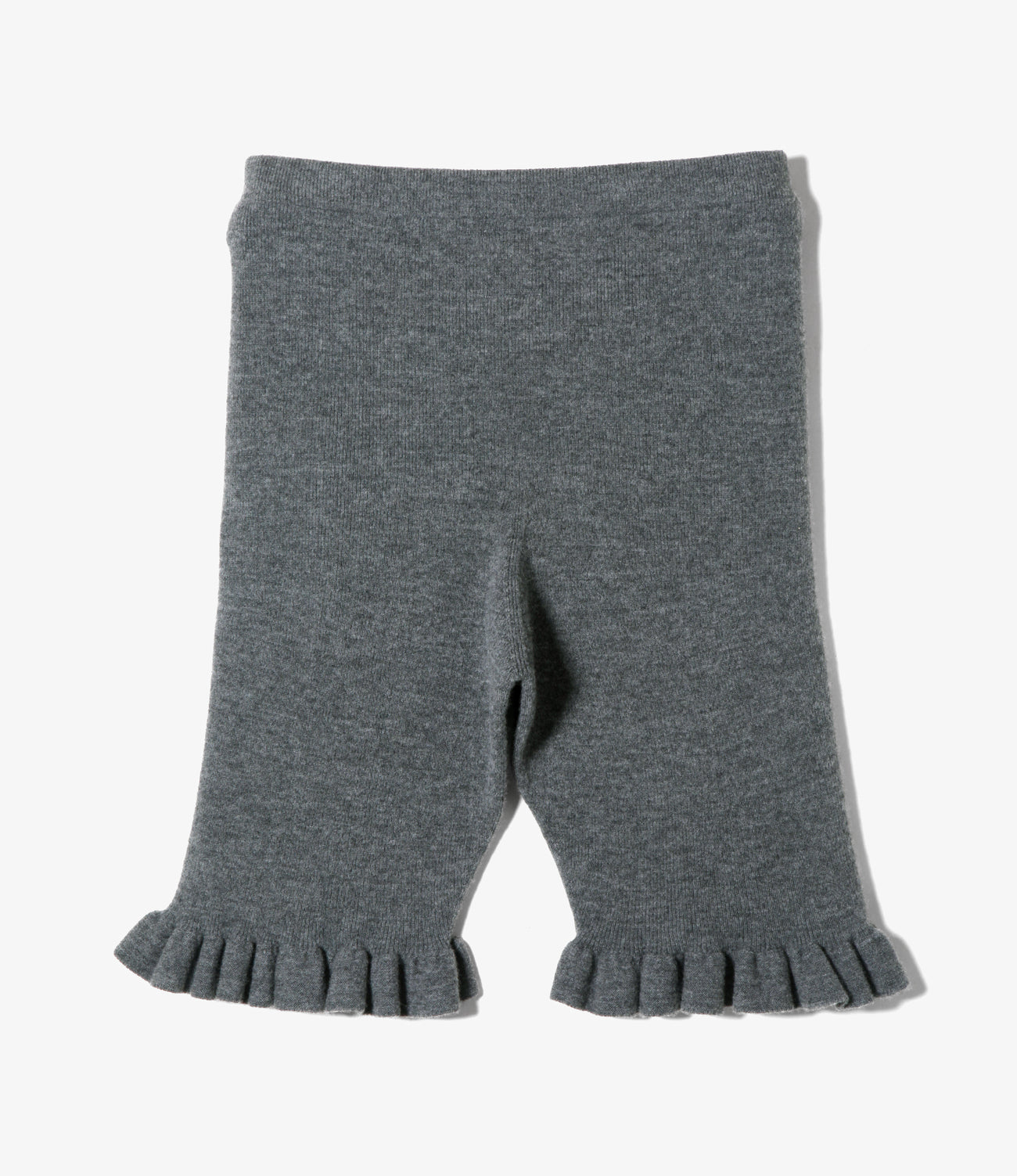 Frill Hem Knit Shortjohn - Boiled Knit