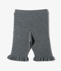 Frill Hem Knit Shortjohn - Boiled Knit
