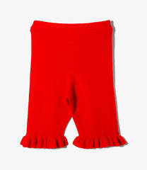 Frill Hem Knit Shortjohn - Boiled Knit