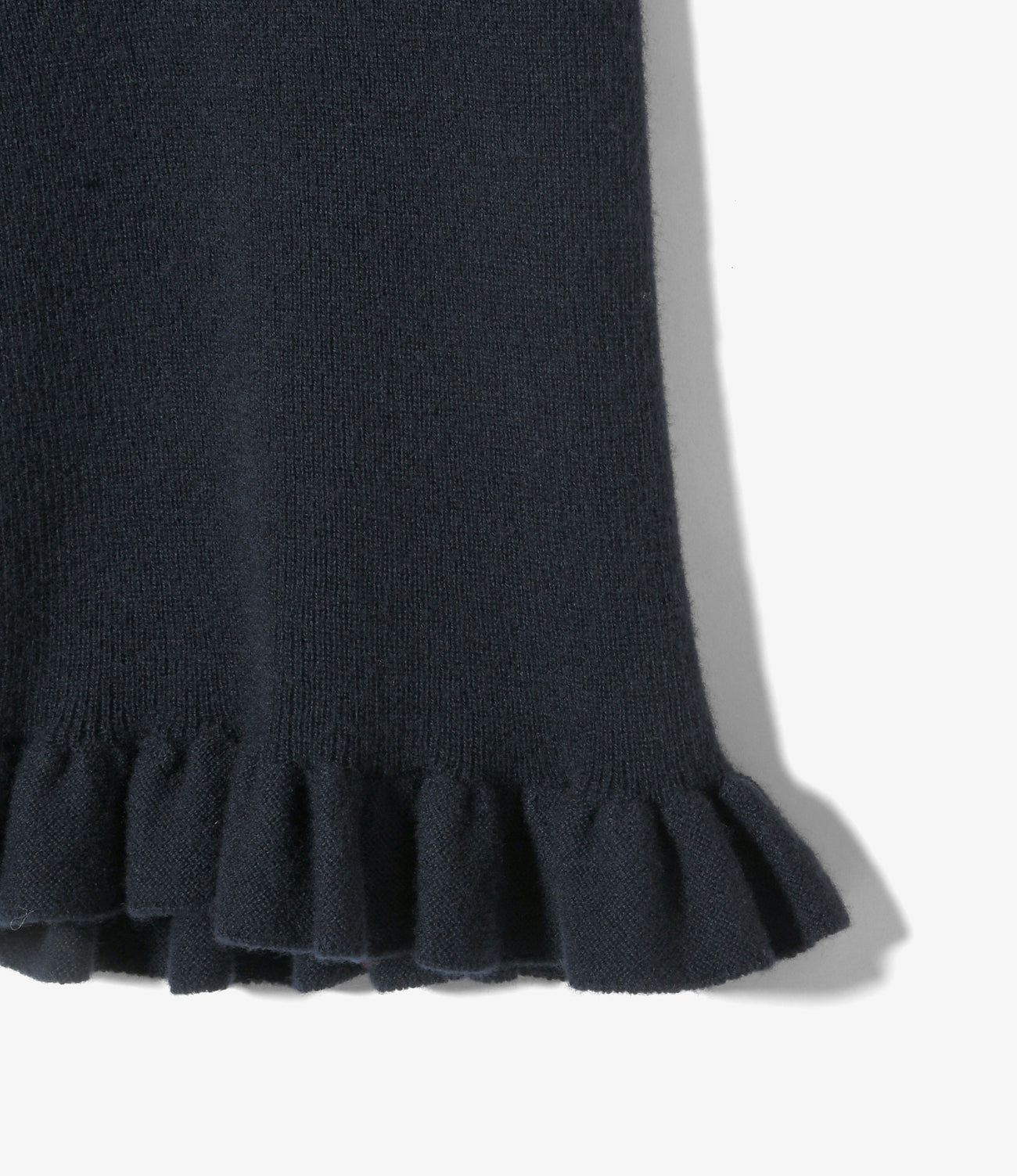 Frill Hem Knit Shortjohn - Boiled Knit