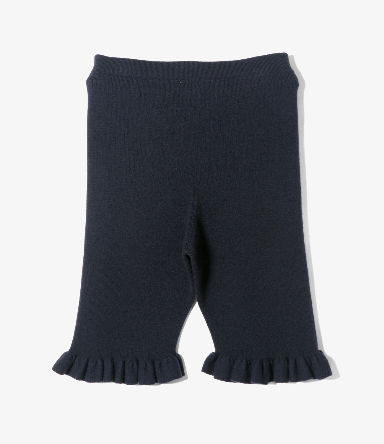 Frill Hem Knit Shortjohn - Boiled Knit