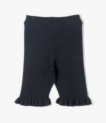 Frill Hem Knit Shortjohn - Boiled Knit