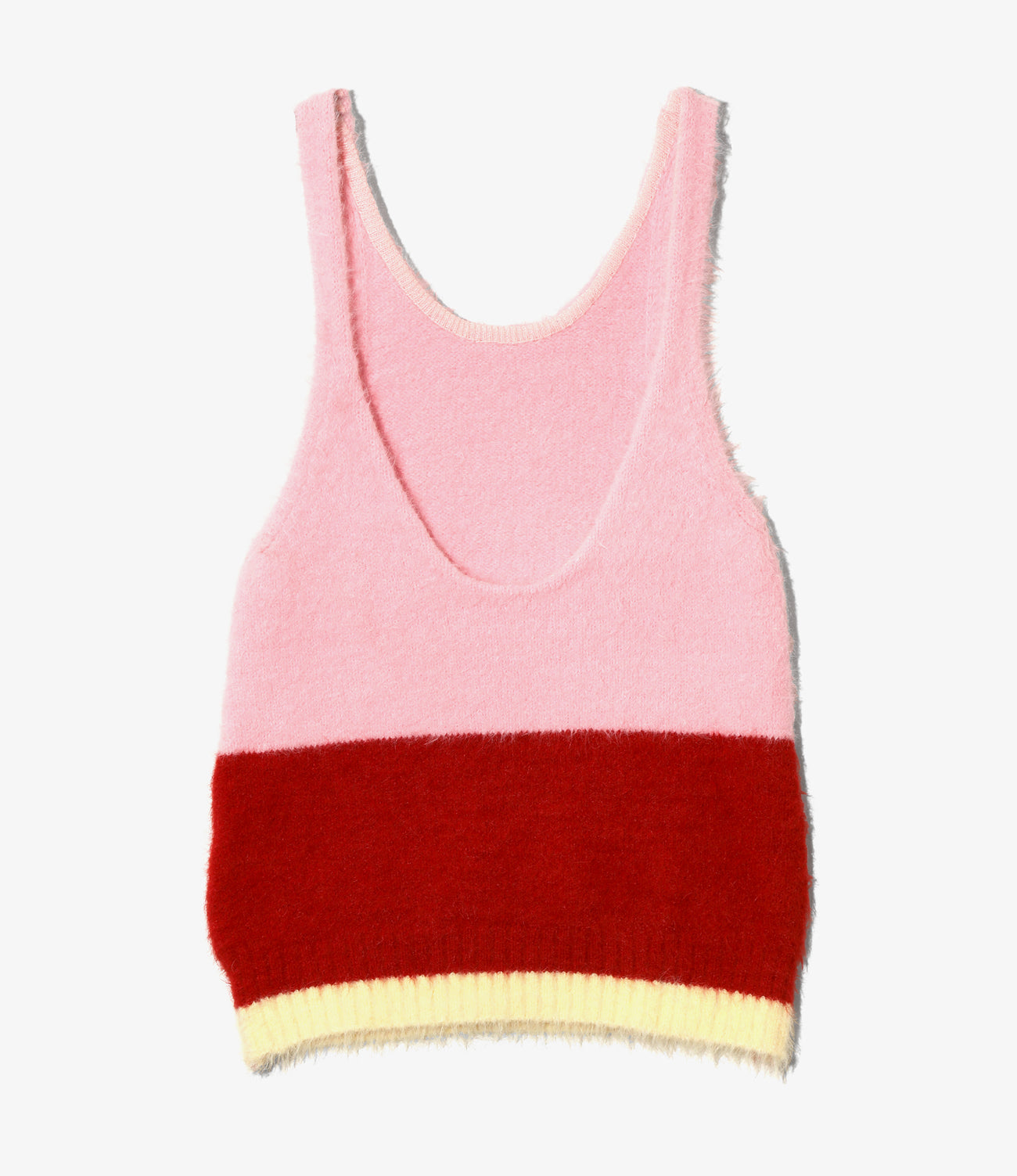 Scoop Neck Tank Top - Chenille Yarn