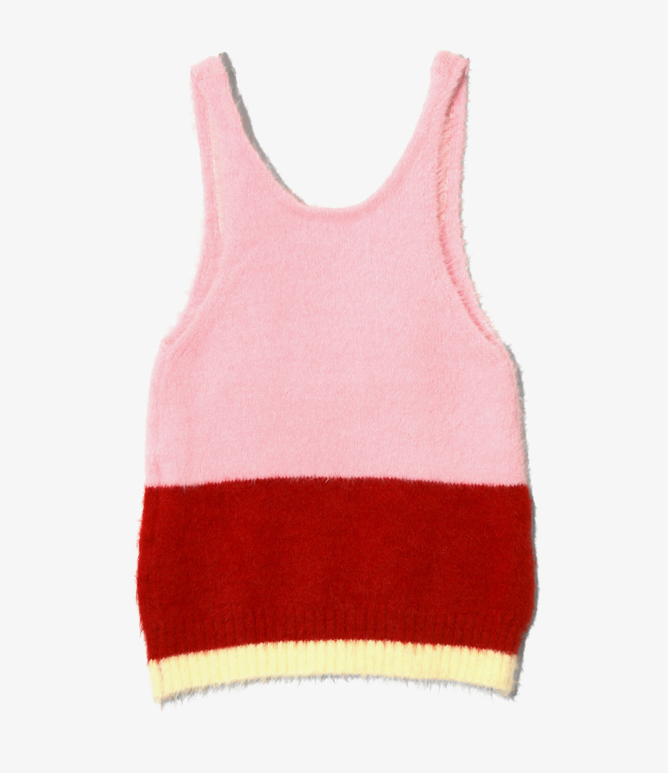 Scoop Neck Tank Top - Chenille Yarn