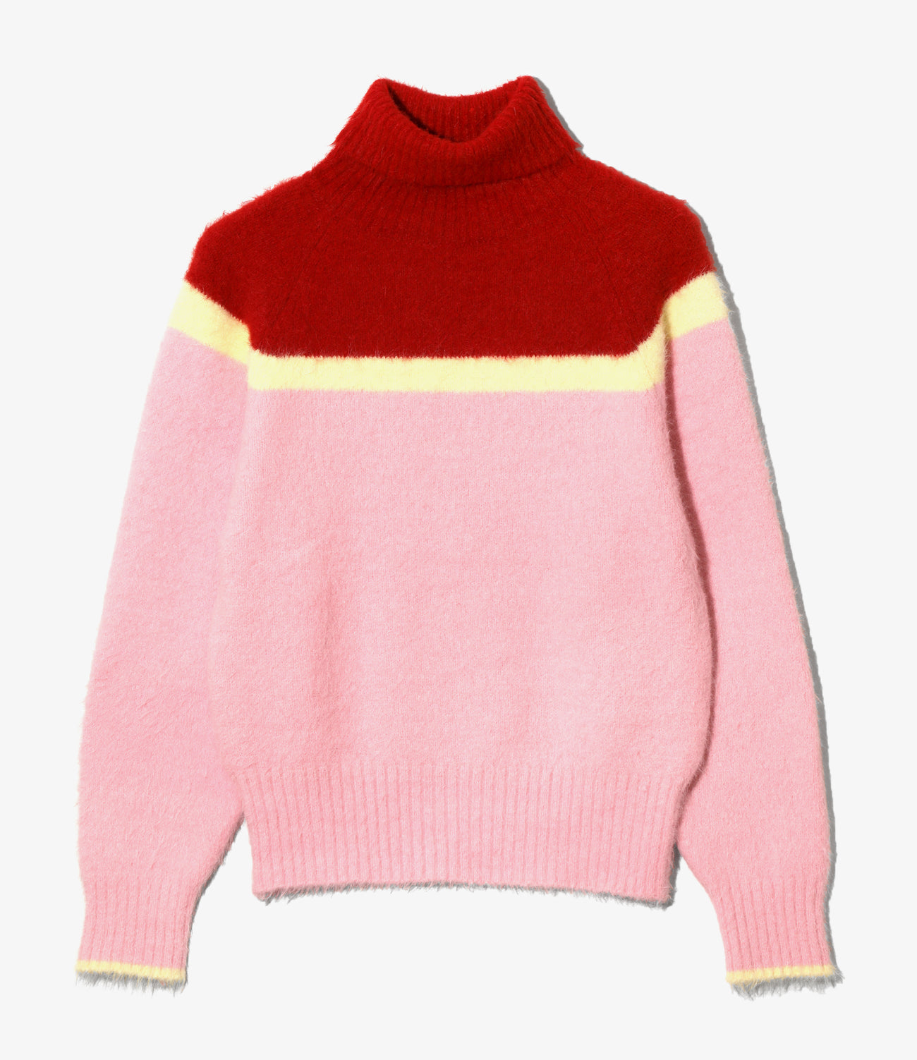 Turtle Neck Sweater - Chenille Yarn