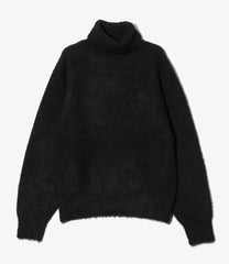 Turtle Neck Sweater - Chenille Yarn