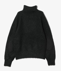 Turtle Neck Sweater - Chenille Yarn