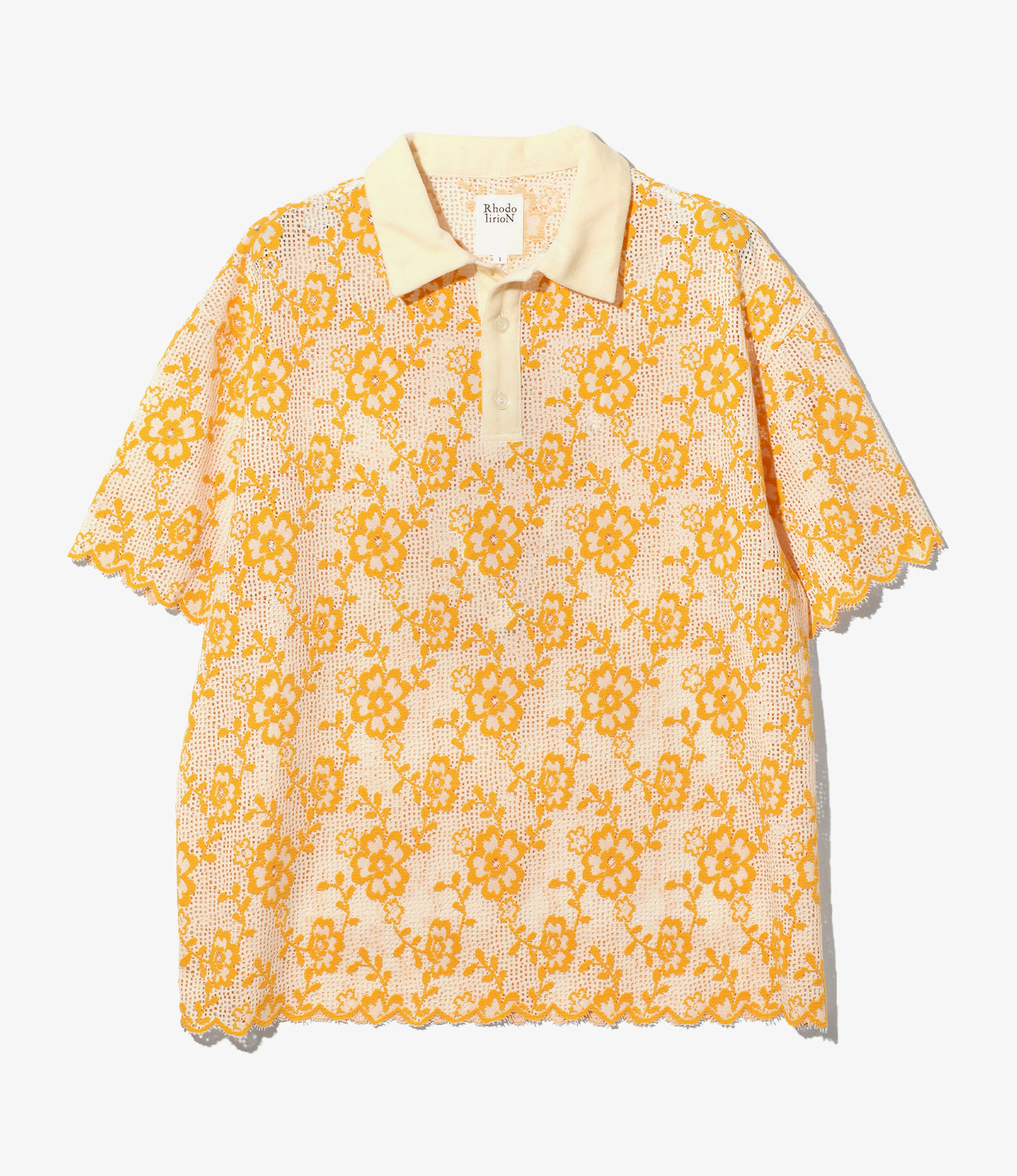 Polo Shirt - Flower Lace